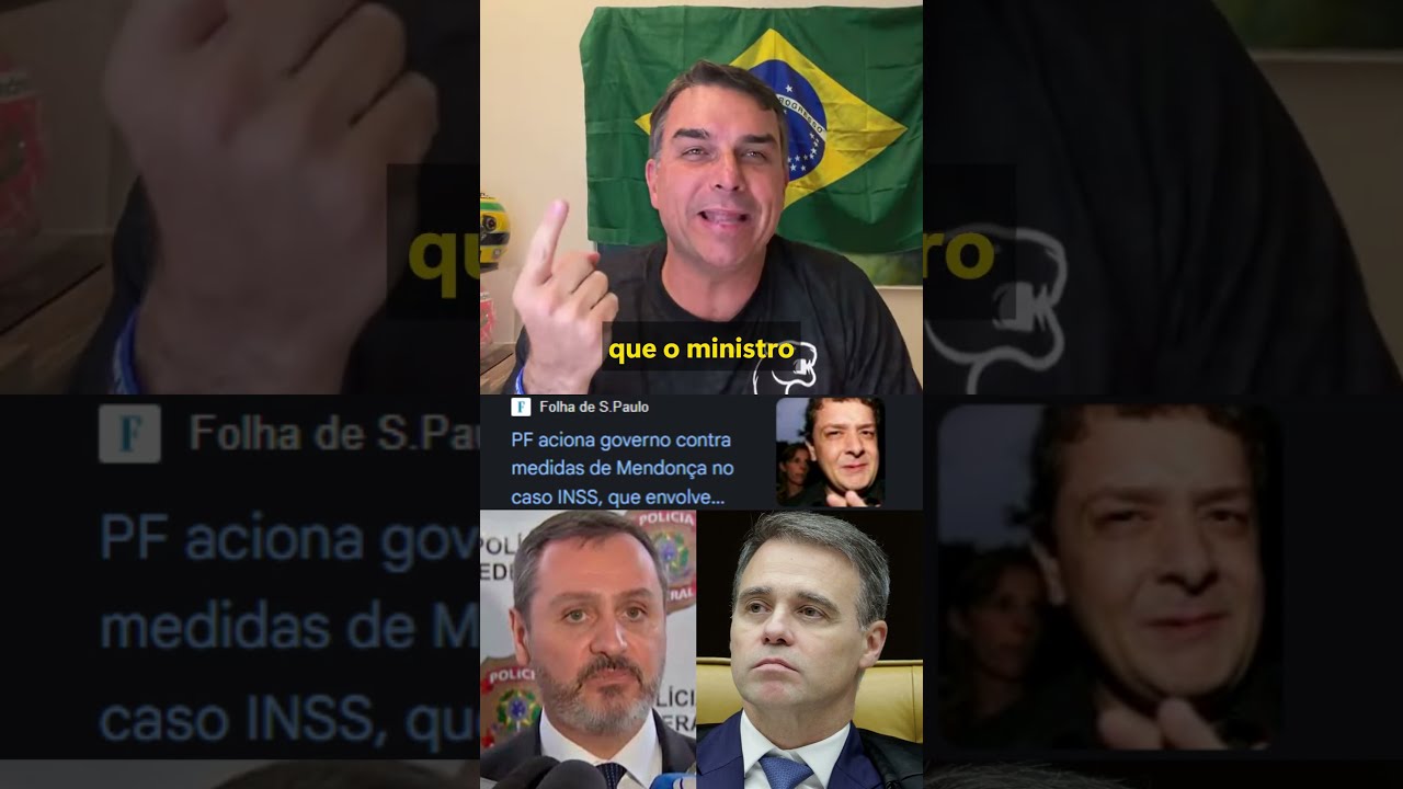 "Palhaçada" | Flávio Bolsonaro sai em defesa de Mendonça contra PF