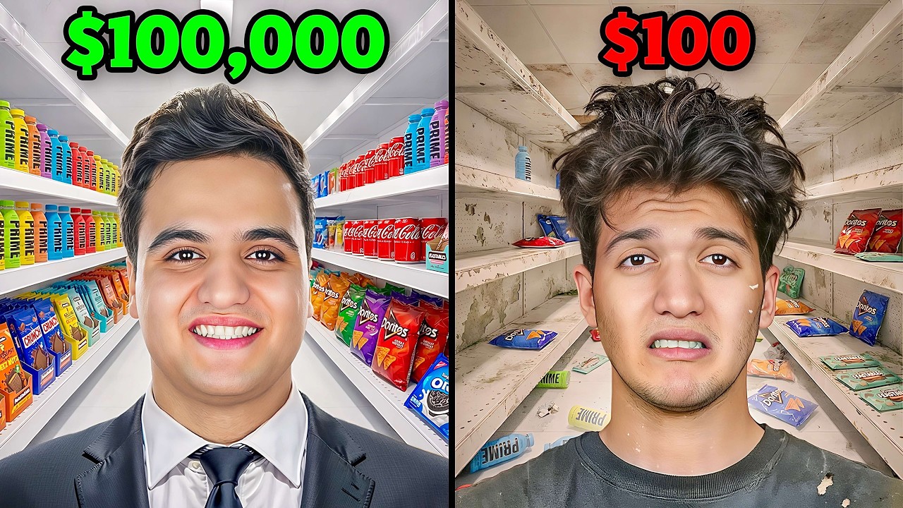 تحدي قضاء يوم كامل بـ100$ 🤯 مقابل 100,000$ 🤑 محمد ومروان ( راحو فيها ) 🤕 !