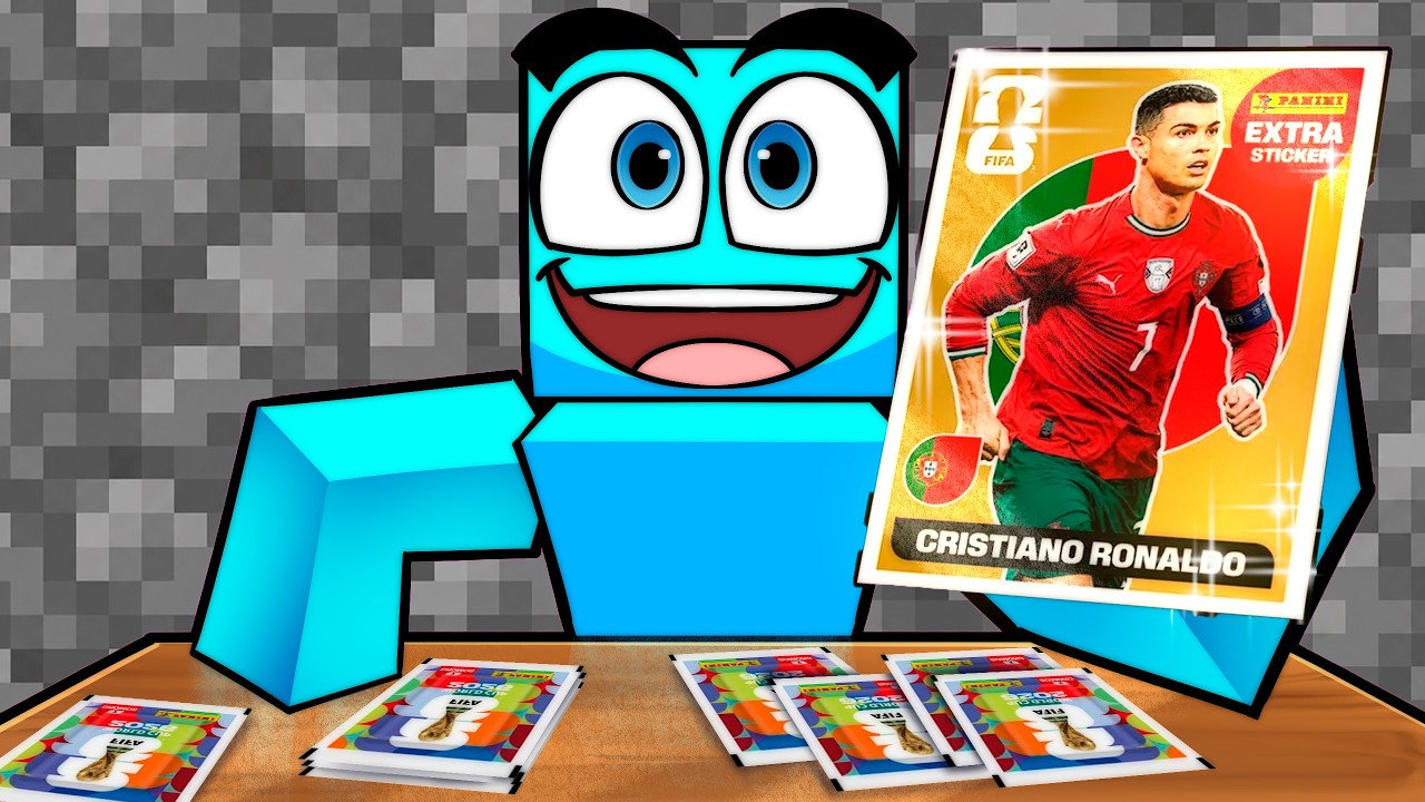 Sobrevivi na Civilização das Figurinhas da Copa do MUNDO!