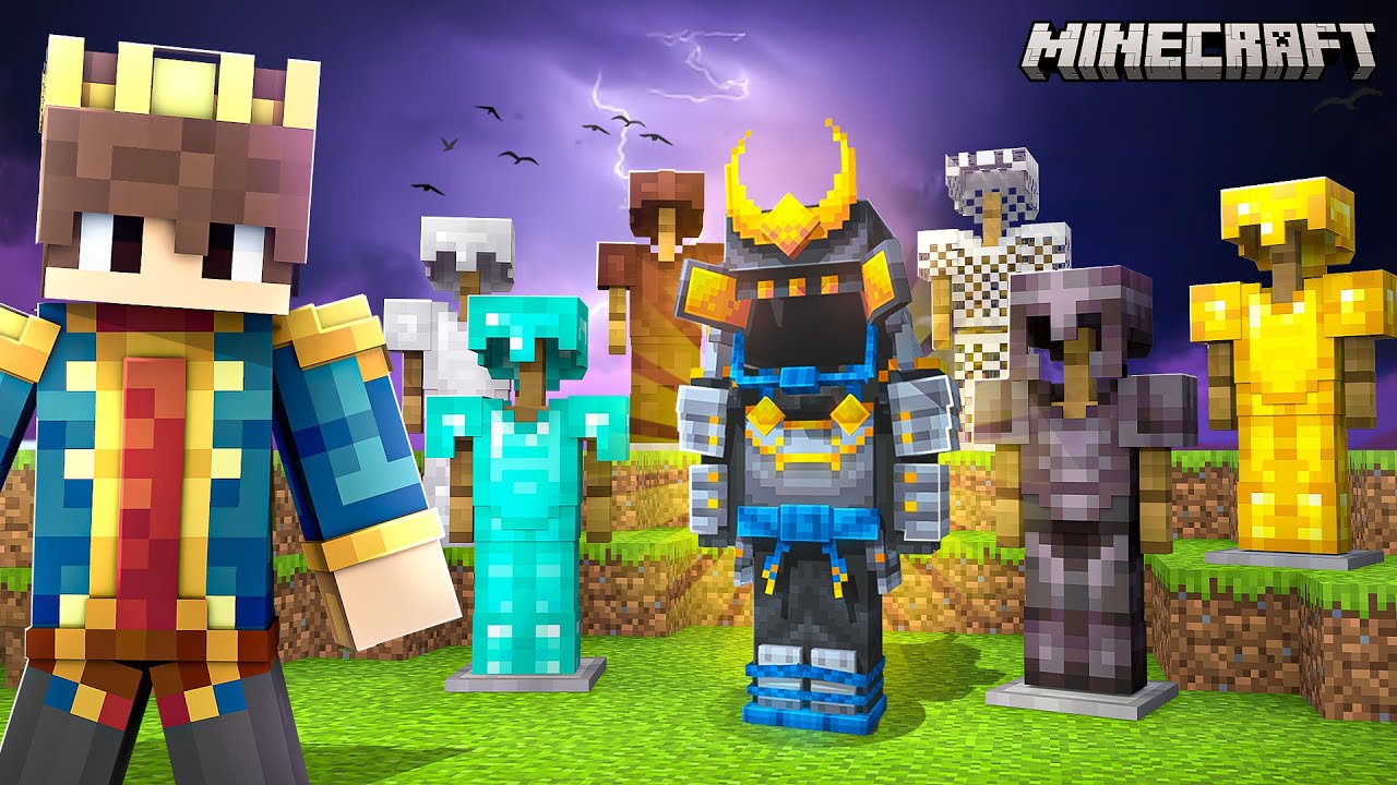 I MADE EVERY GOD ARMOUR IN MINECRAFT😱| Fleet Kingdom