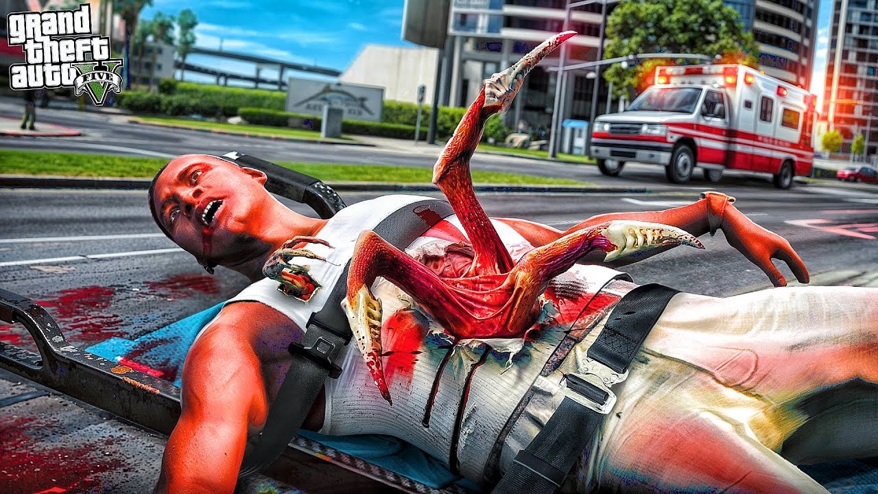 Something is in FRANKLIN BODY in GTA 5 || Shinchan Save Franklin