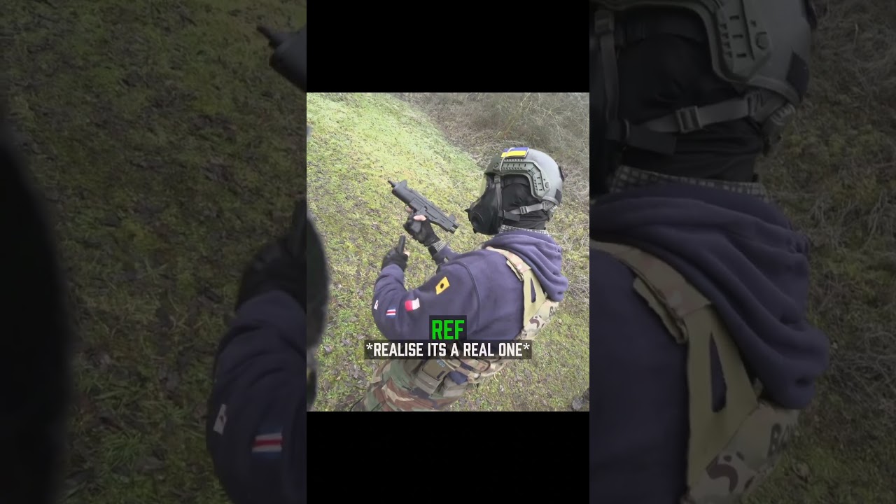 He Gave Me A REAL GUN During An Airsoft Game #airsoft