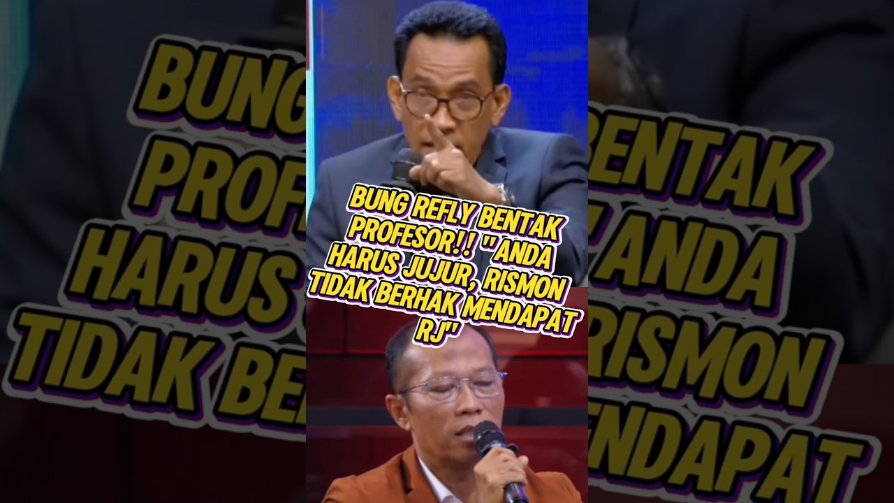 Refly Bentak profesor! Anda harus jujur #shorts #viral #trending #ijazahjokowipalsu #termul #jokowi