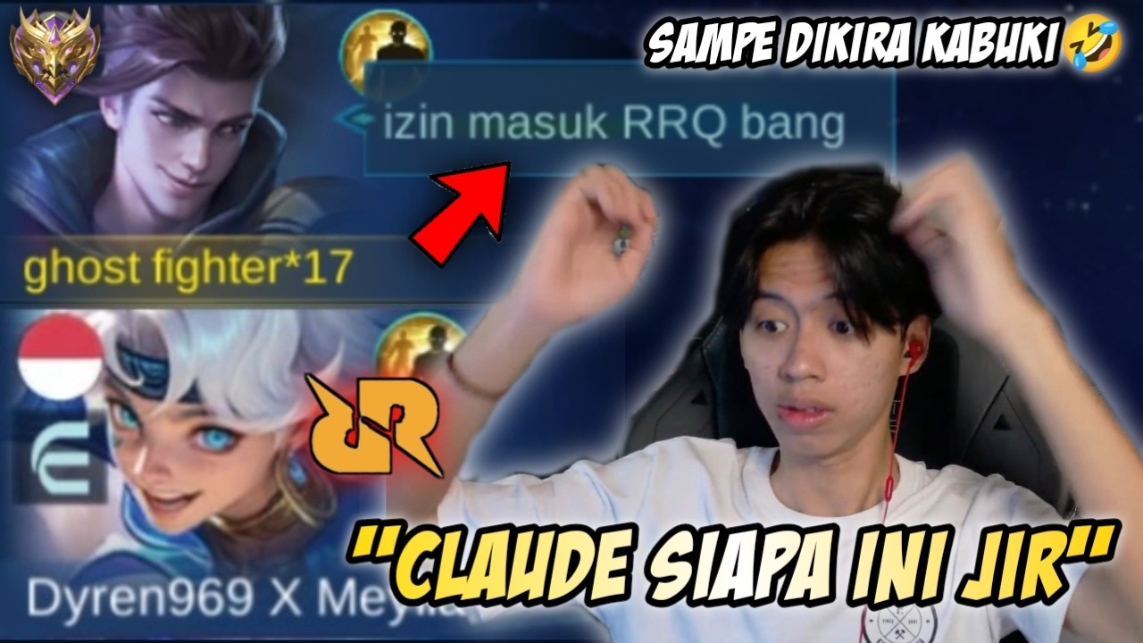 PRANK RRQ DYRENN! GW NYAMAR JADI CLAUDE MAWI! OUTPLAY 4 MUSUH! SAMPE DIKIRA KABUKI JIRR🤣 | MLBB