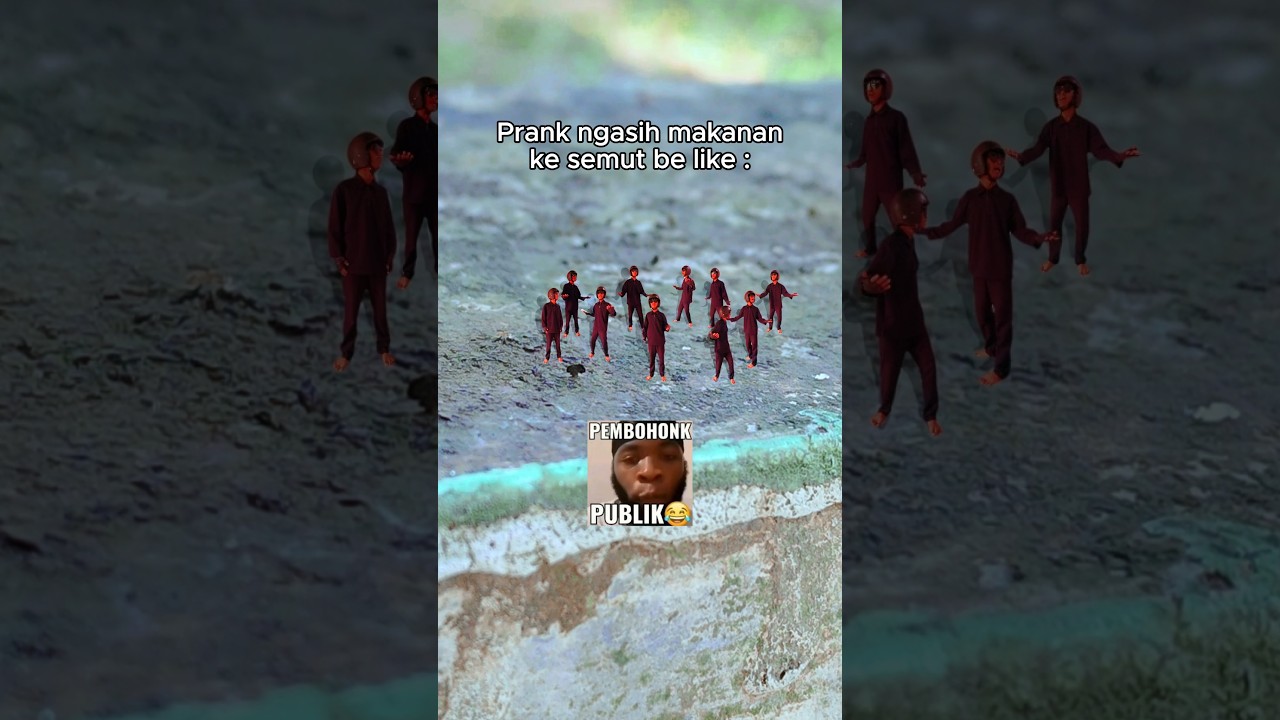 Prank gak jadi ngasih makanan ke semut 😹 #meme #capcut #edit