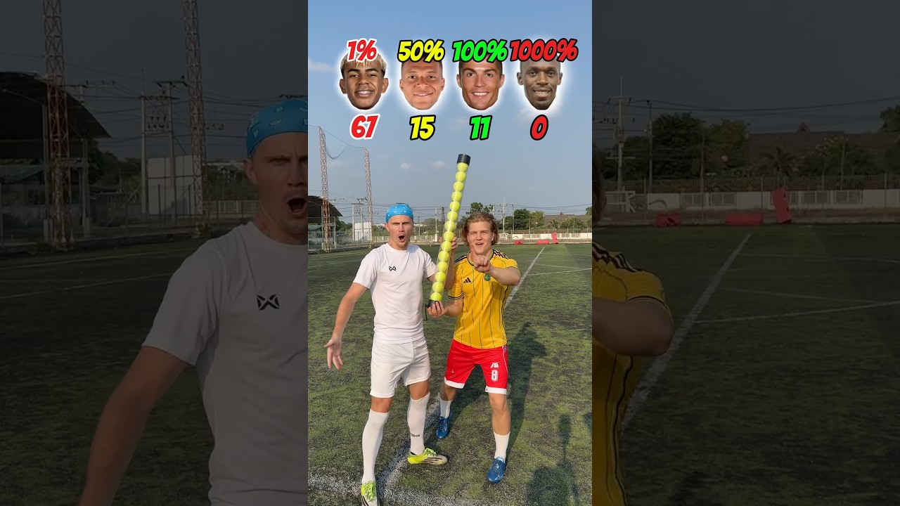 🎾💨 SPEED OF TENNIS BALLS VS SPEED FOOTBALLS PLAYERS | WHO WON!?