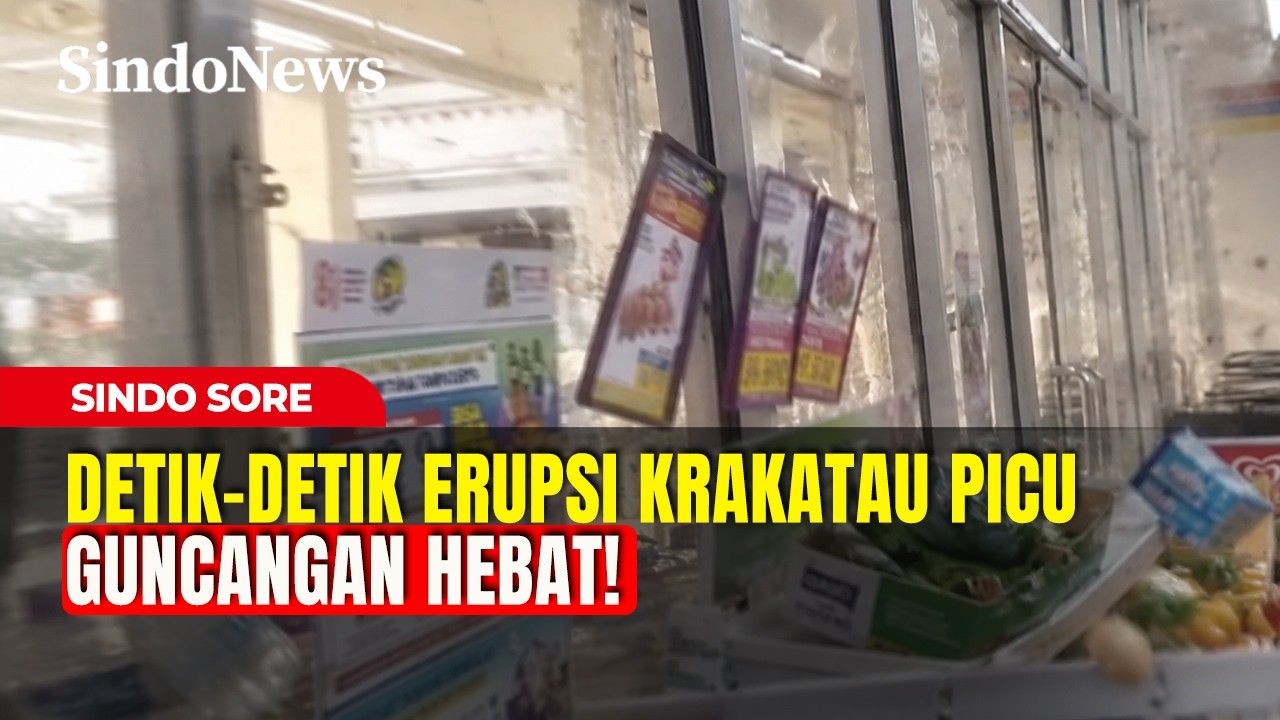 Detik-Detik Mencekam Guncangan Dahsyat Akibat Erupsi Gunung Anak Krakatau | Sindo Sore | 05/09