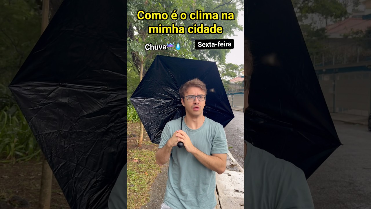 COMO É O CLIMA NA MINHA CIDADE AO LONGO DA SEMANA