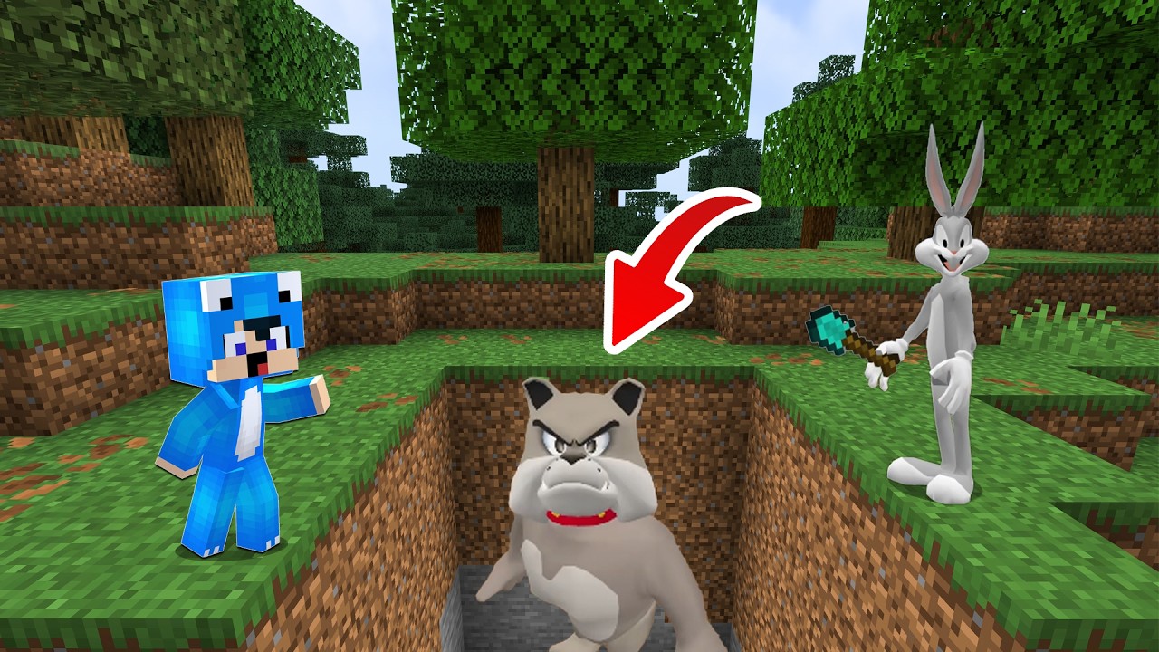 ديفور و باغز باني سوينا مقلب في سبايك 🐶😨