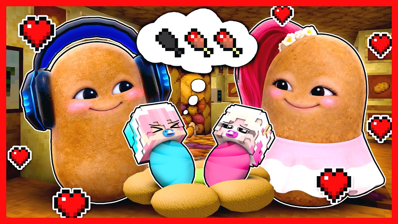 ATUN & MOMON DI ADOPSI ATUN & MOMON KENTANG !! Feat @sapipurba  Minecraft