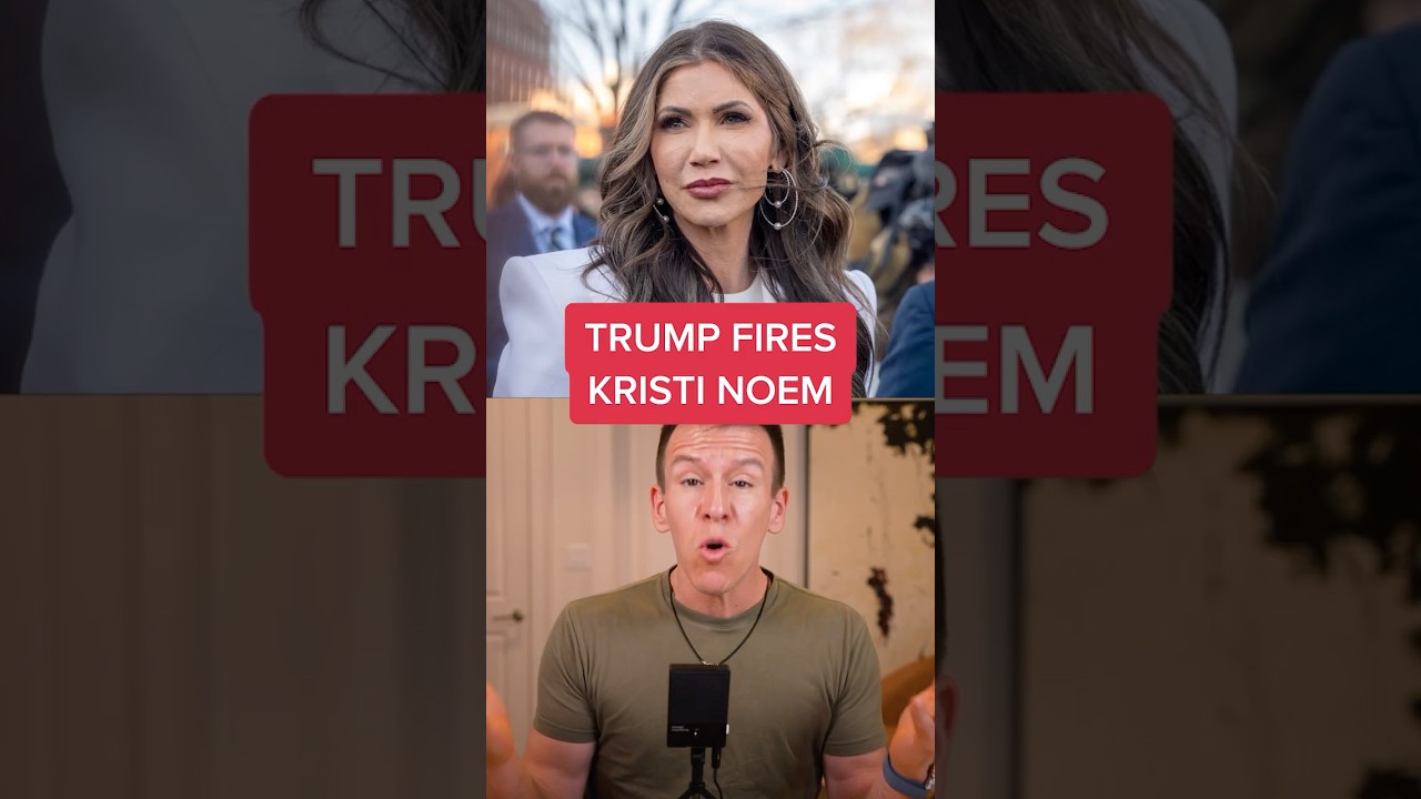 TRUMP FIRES KRISTI NOEM - Published by DeFranco News Clips