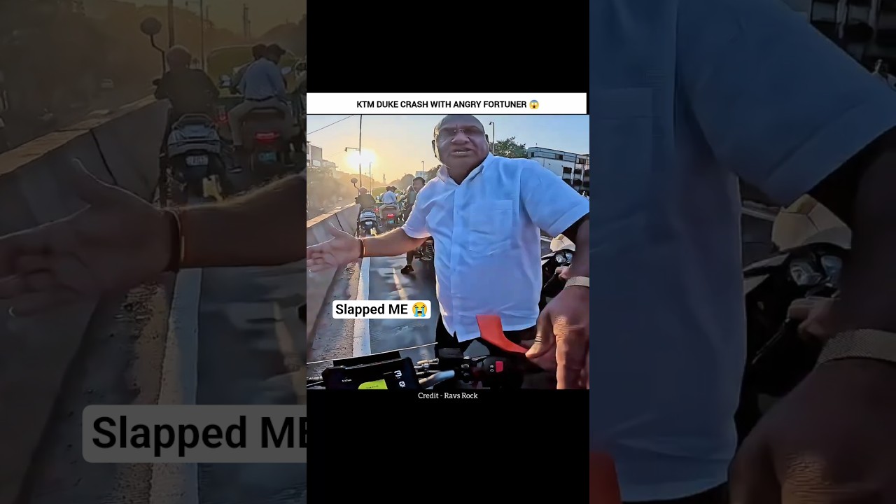 𝗞𝗧𝗠 𝗗𝗨𝗞𝗘 𝘃𝘀 𝗔𝗡𝗚𝗥𝗬 𝗙𝗢𝗥𝗧𝗨𝗡𝗘𝗥 😱💥 𝗠𝗼𝘁𝗼𝘃𝗹𝗼𝗴𝘀 #roadrage  #shorts #bike #rider #youtubeshorts #motovlog