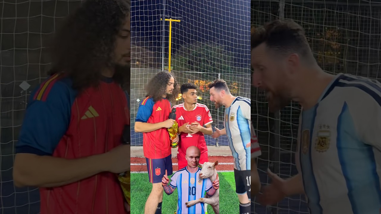 لويس دياز وكوكوريا عملوا فلتر لميسي 😱 لكن الصدمة كانت في ظهور Messi الحقيقي! 🔥🐐