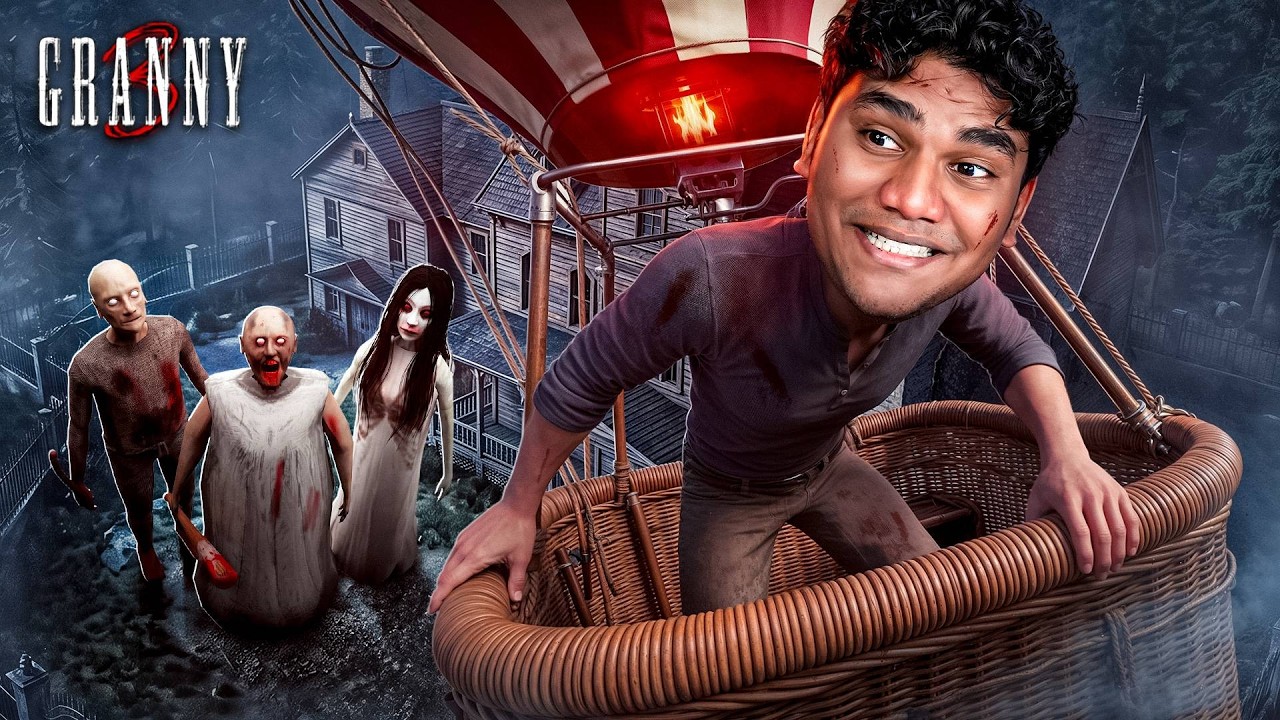 Dadi Ji Ka Hot Air Balloon Leke Bhag Gaya | Granny 3  (New Update)