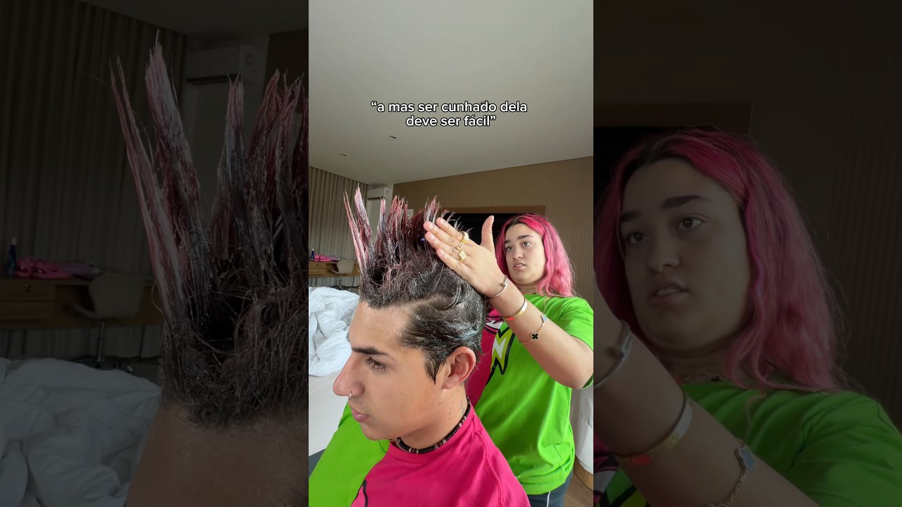 A EMILLY VEZ MEU CABELO😂