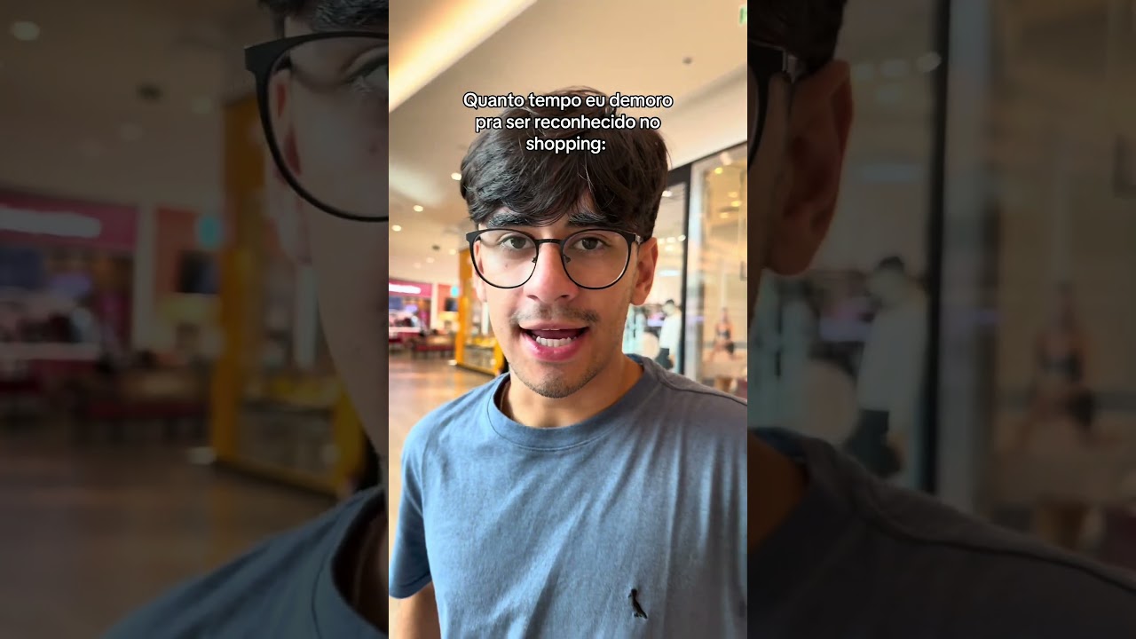 TENTANDO NÃO SER RECONHECIDO NO SHOPPING