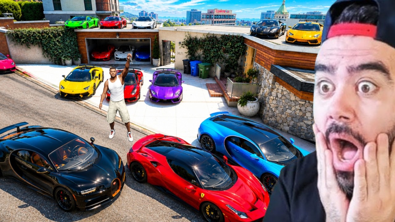 FRANKLIN HIZLI ARABA DEPOSUNU AÇTI - GTA 5 MODS