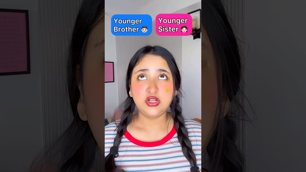 You Have to Choose Between Younger Brother or Younger Sister #funnyshorts #ytshorts #shorts