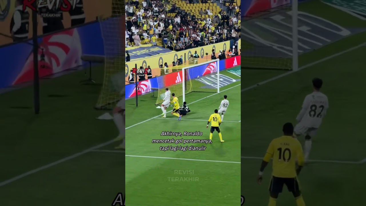 Pemain Al-Nassr gak nyangka Ronaldo bakal selebrasi segila ini di tengah laga 😳😂