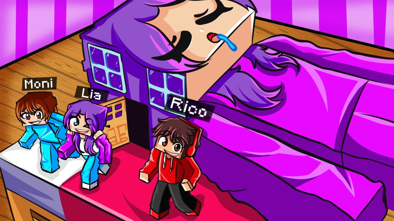 Bebek Lia'nın VÜCUDUNUN İÇİNE GİRDİM - Minecraft