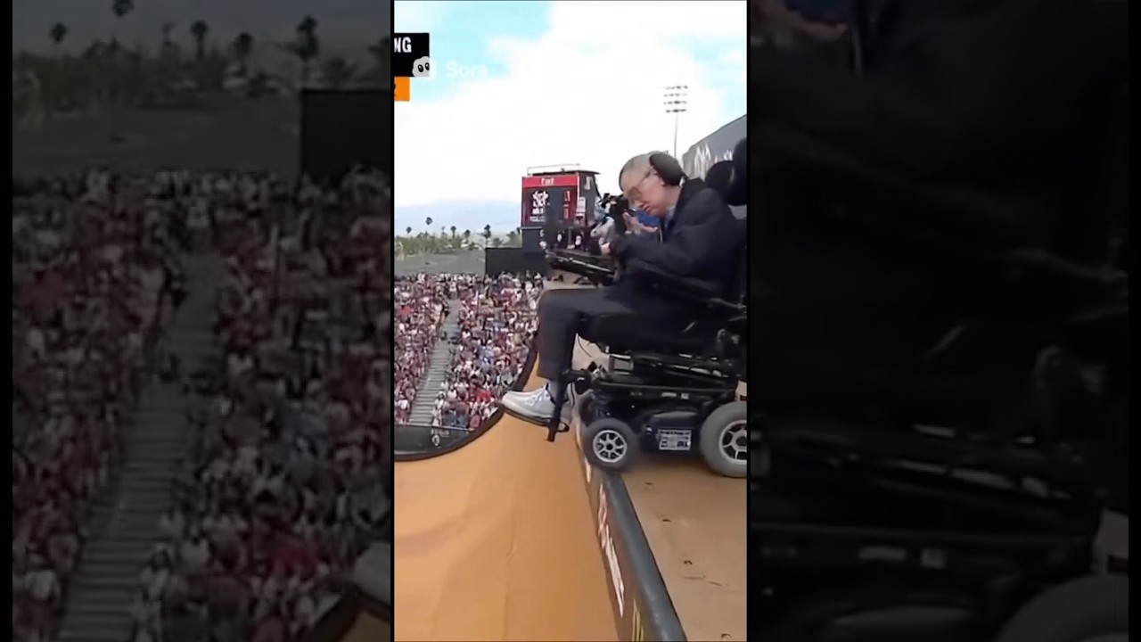 WHEELCHAIR ON HALFPIPE AT XGAMES