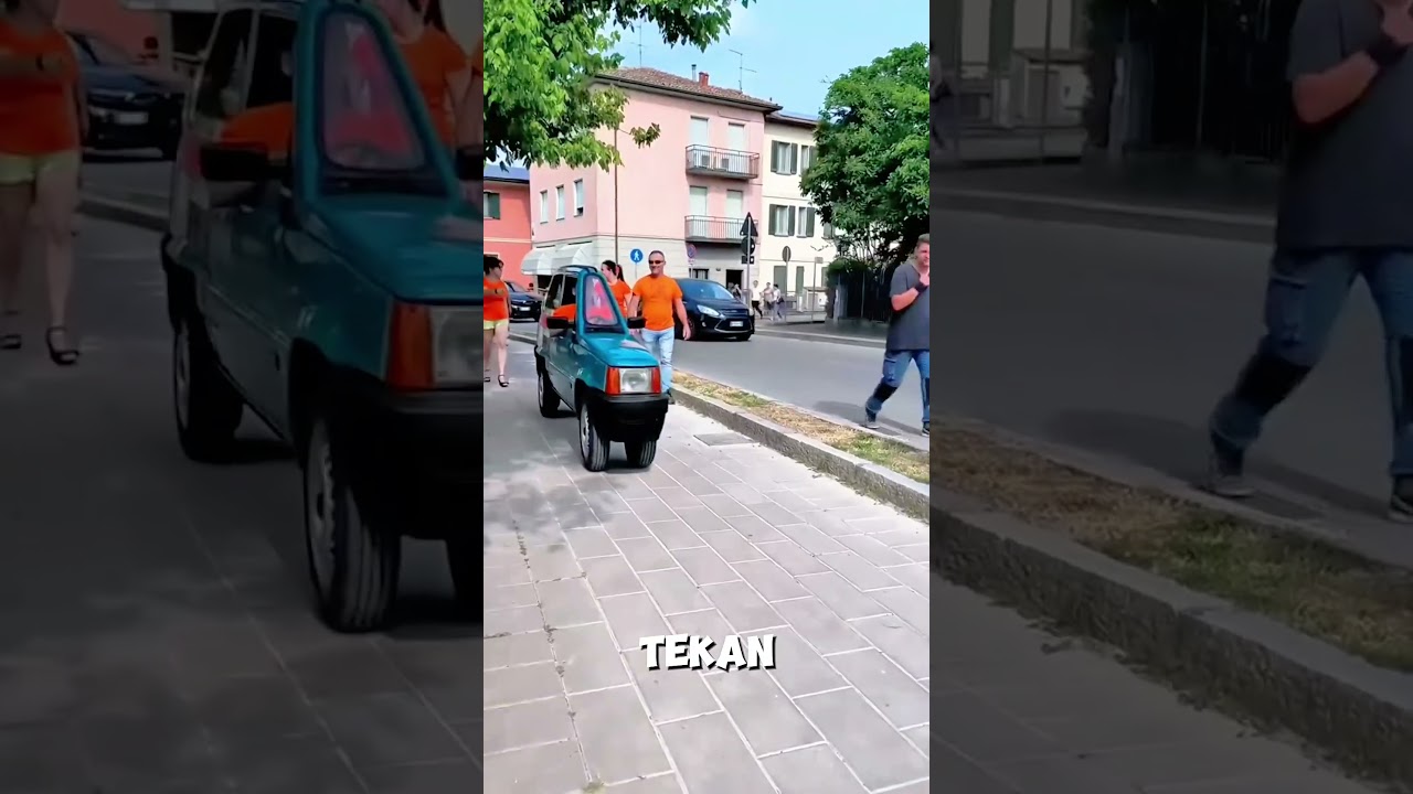 Mobil Cuma Lebar 50 CM! Solusi Kemacetan Yang Bikin Melongo😱