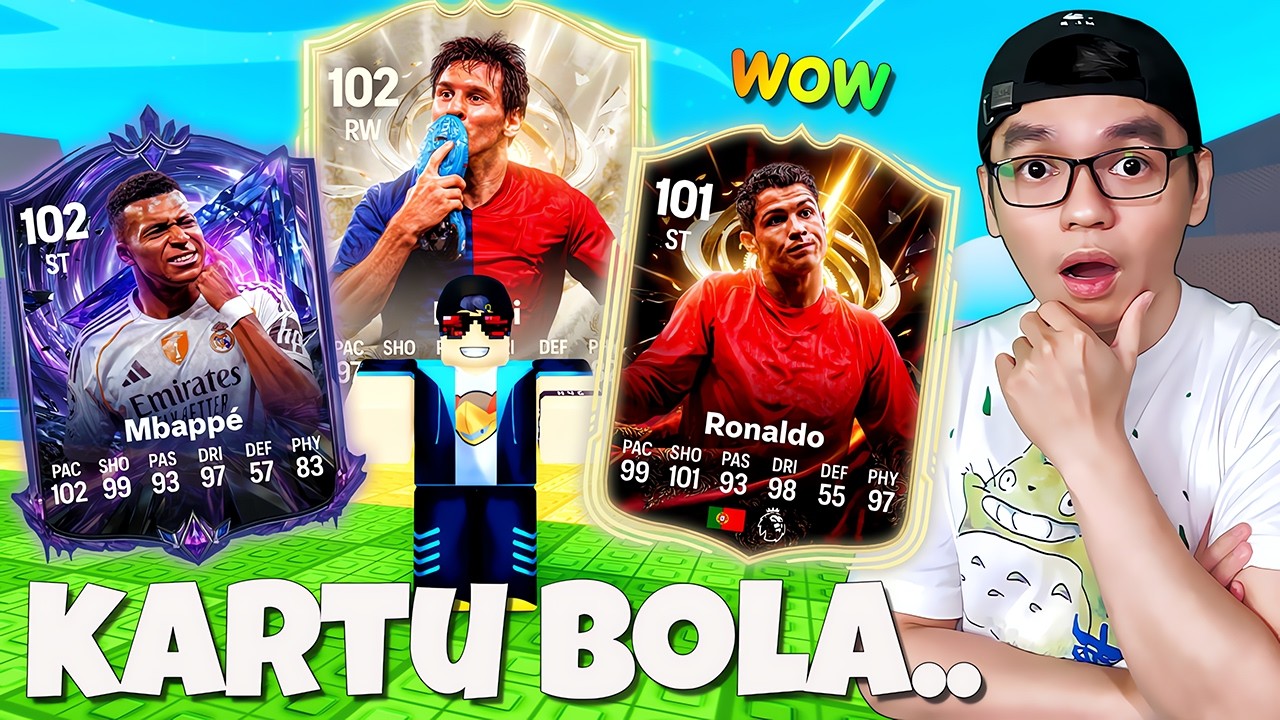 MANTAP 1000%!! Gacha Kartu Cristiano Ronaldo & Messi Terlangka ⚽🔥⚽ | Spin a Soccer Card Indonesia