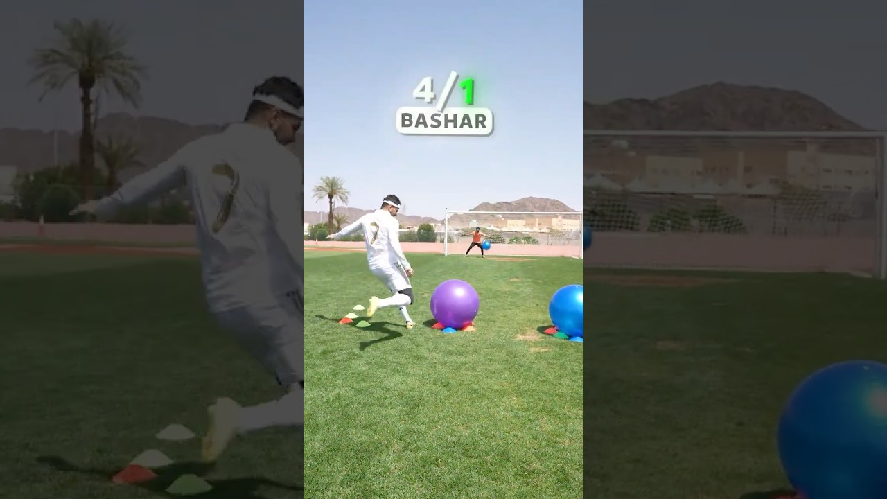 تحدي الإنهاء بالكور العملاقة!😂🔥