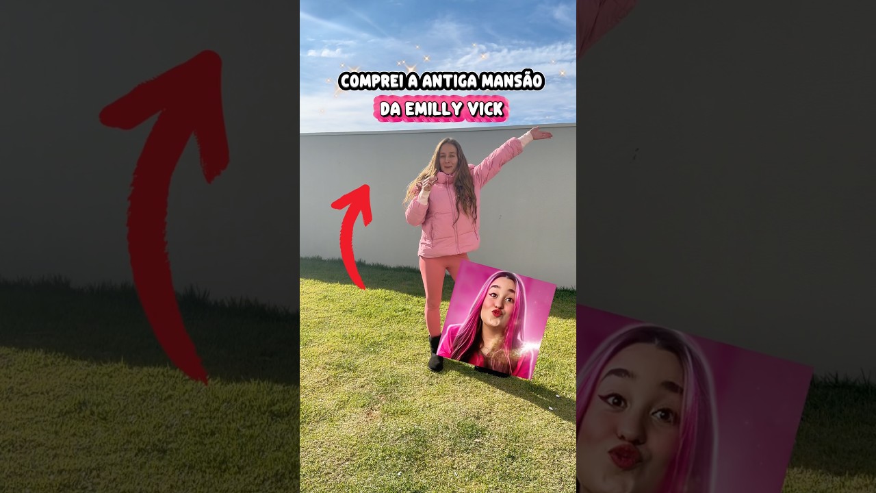 TOUR pela mansão da Emilly Vick! 😱 #shorts #viralvideos