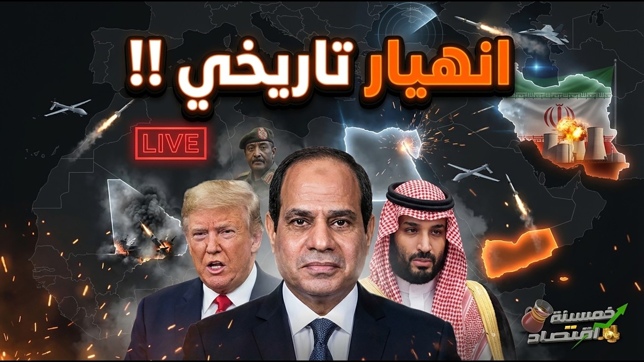 أول صدام مصر بـ إيران.السيسي يستدعي السعودية والإمارات.ضربة نووية لـ إيران.ضرب اليمن وانفجار السودان