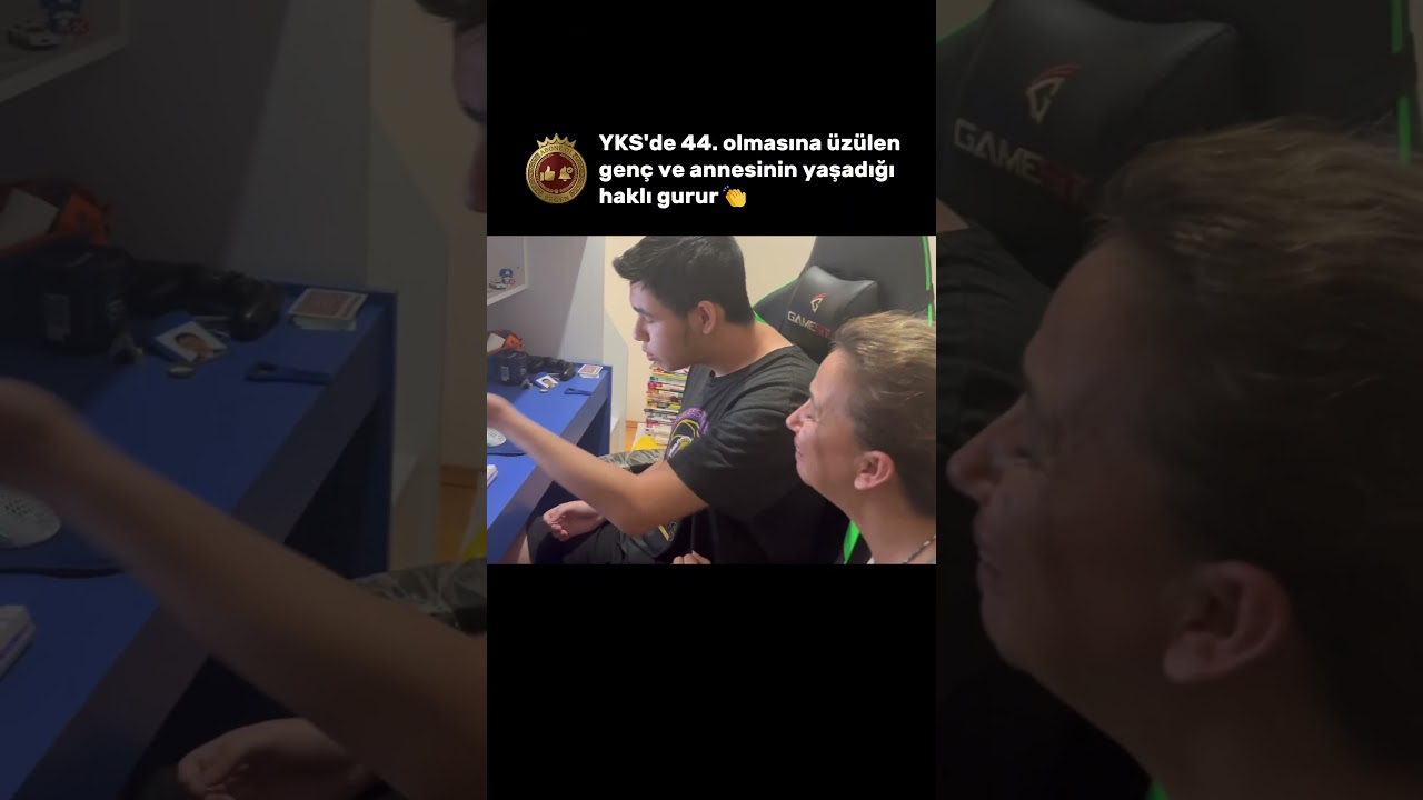 YKS 44.sü Olup Beklediğinden Kötü Olduğunu Söyleyen Genç ve Annesinin Yaşadığı Haklı Gurur👏😂