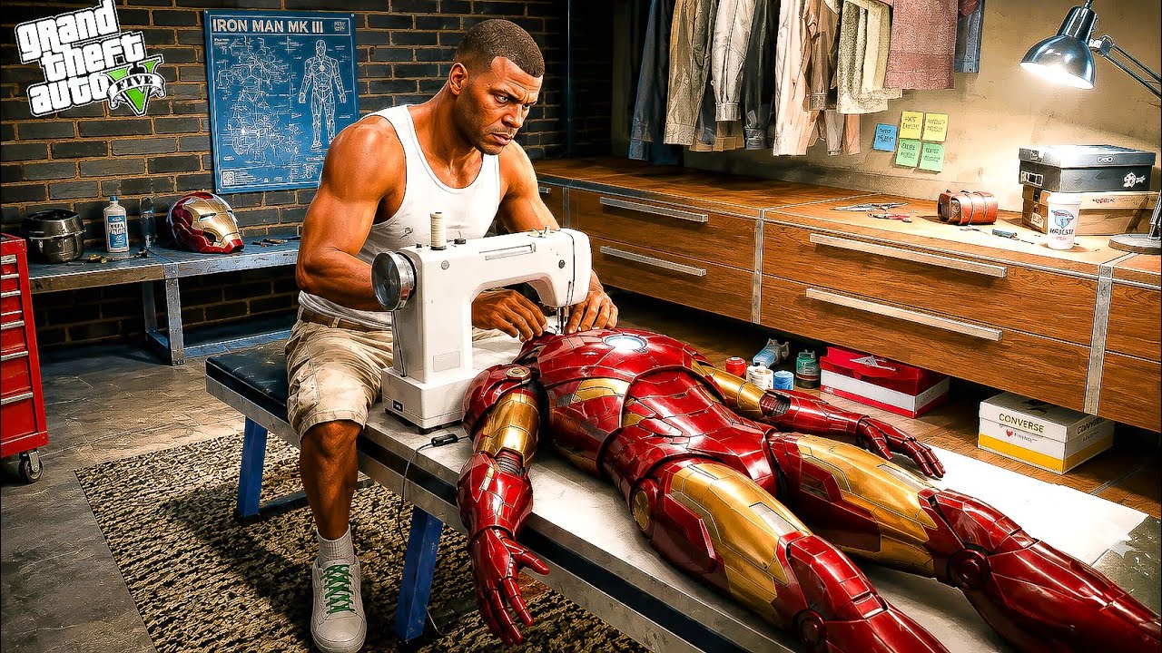Franklin & Trevor Found Tony Stark’s Secret Most Powerful Iron Man Suit in GTA 5 | Dhanu Dino