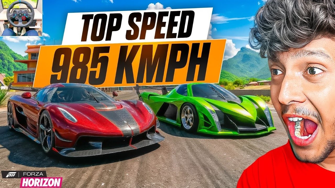 JESKO VS VENOM F5 - WHICH IS THE WORLD FASTEST CAR?🔥Forza Horizon 5 | LOGITECH G29