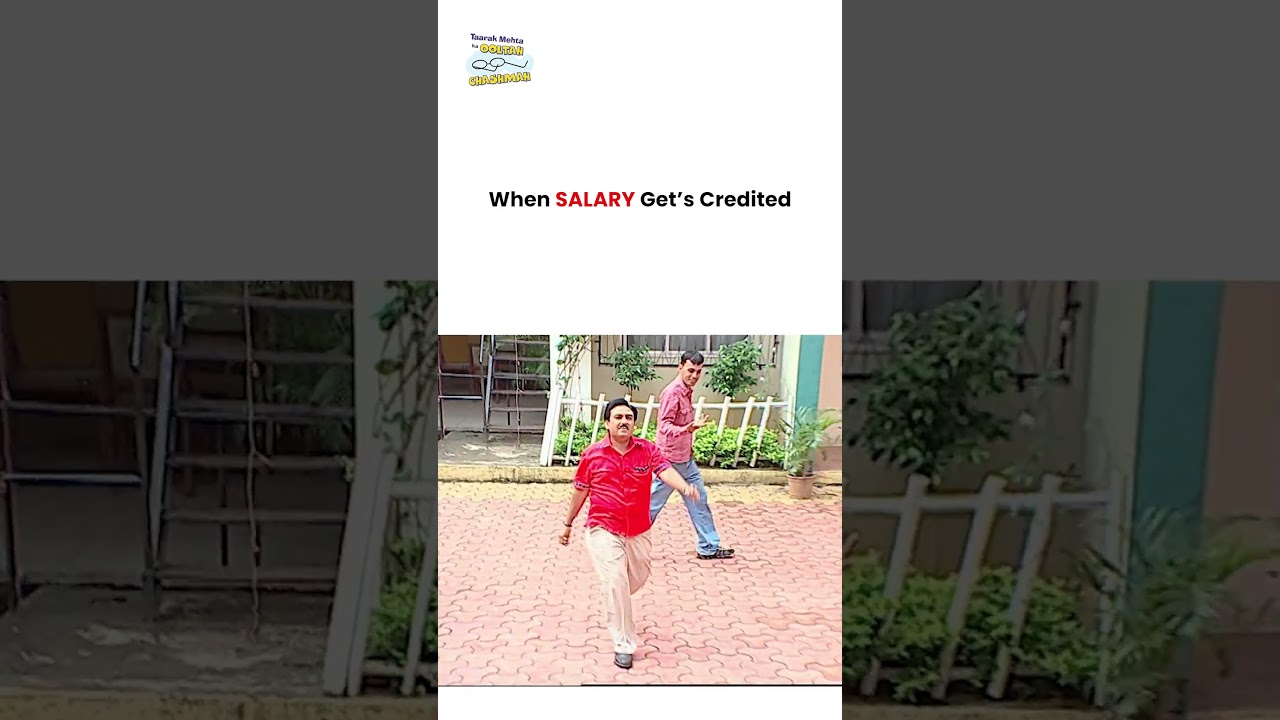 When SALARY Get’s Credited! #comedy #tarakmehta #mumbaiindians #csk #rcb #funny