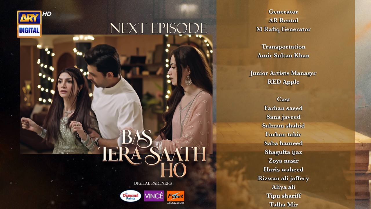 Bas Tera Saath Ho Episode 25 | Teaser | Farhan Saeed | Sana Javed | ARY Digital