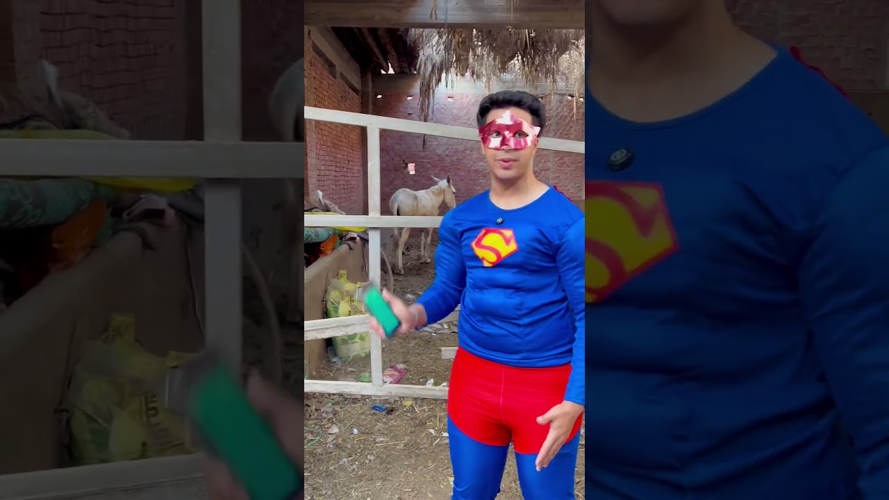 لما تعمل لسوبر مان مفجأة🦸‍♂️😂😂|الكيري_مذيع التيك توك