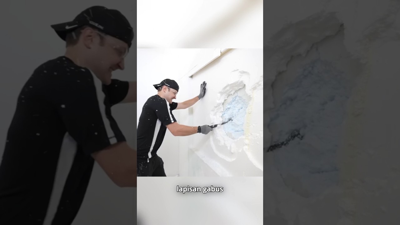 Menjebol Tembok Gabus vs Tembok Batu! #shorts #hiburan #tantangan