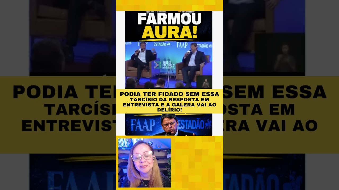 TARCÍSIO DÁ RESPOSTA E GALERA VAI AO DELÍRIO! #brasil #política
