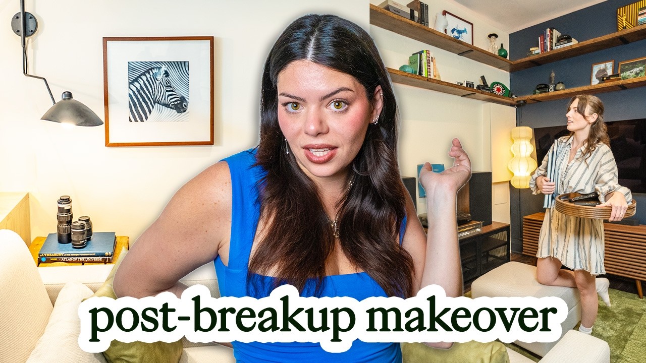 This breakup called for an EXTREME living room makeover