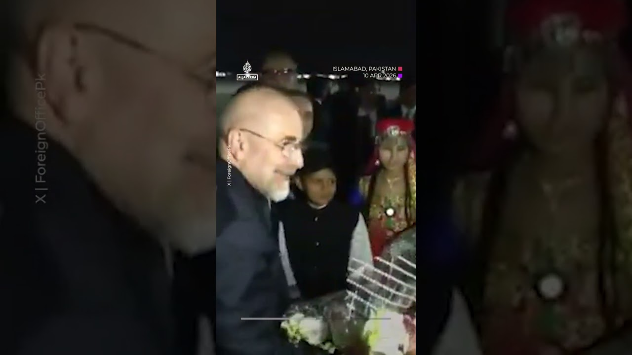 Iranian delegation arrives in Islamabad for talks with US | AJ #shorts