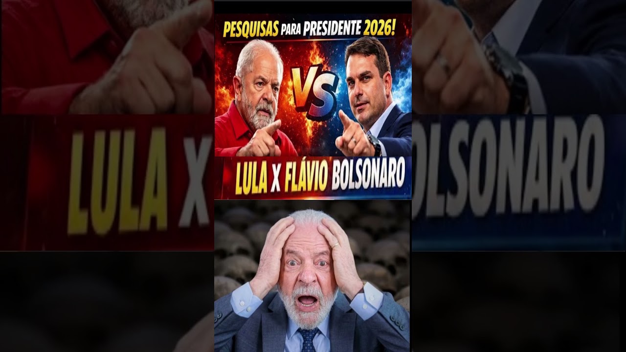 PESQUISA PARAPRESIDENTE HOJE MOSTRA FLÁVIO BOLSONARO X LULA EMPATADOS