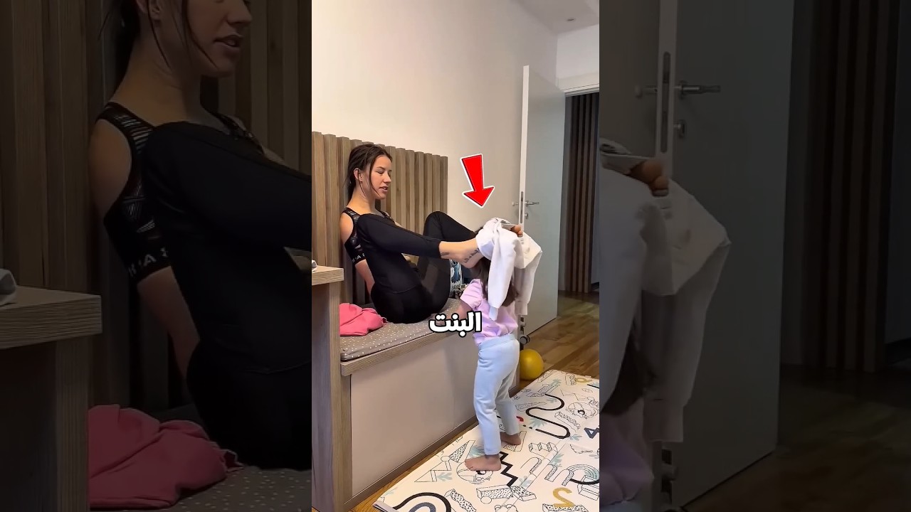 ام بدون ايدين عملت المستحيل🥹💔