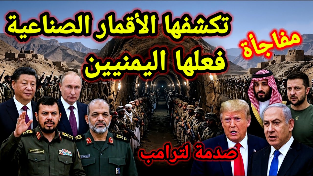 مفاجأة 👈 أعدها اليمنيون للعالم فى الجبال وتكشفها الأقمار الصناعية والصين تتدخل وصدمة لترامب