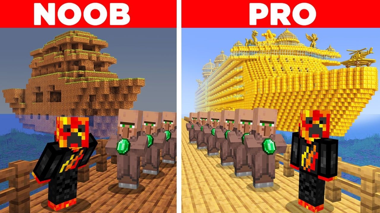 POOR vs RICH Cruise Battle in Minecraft!