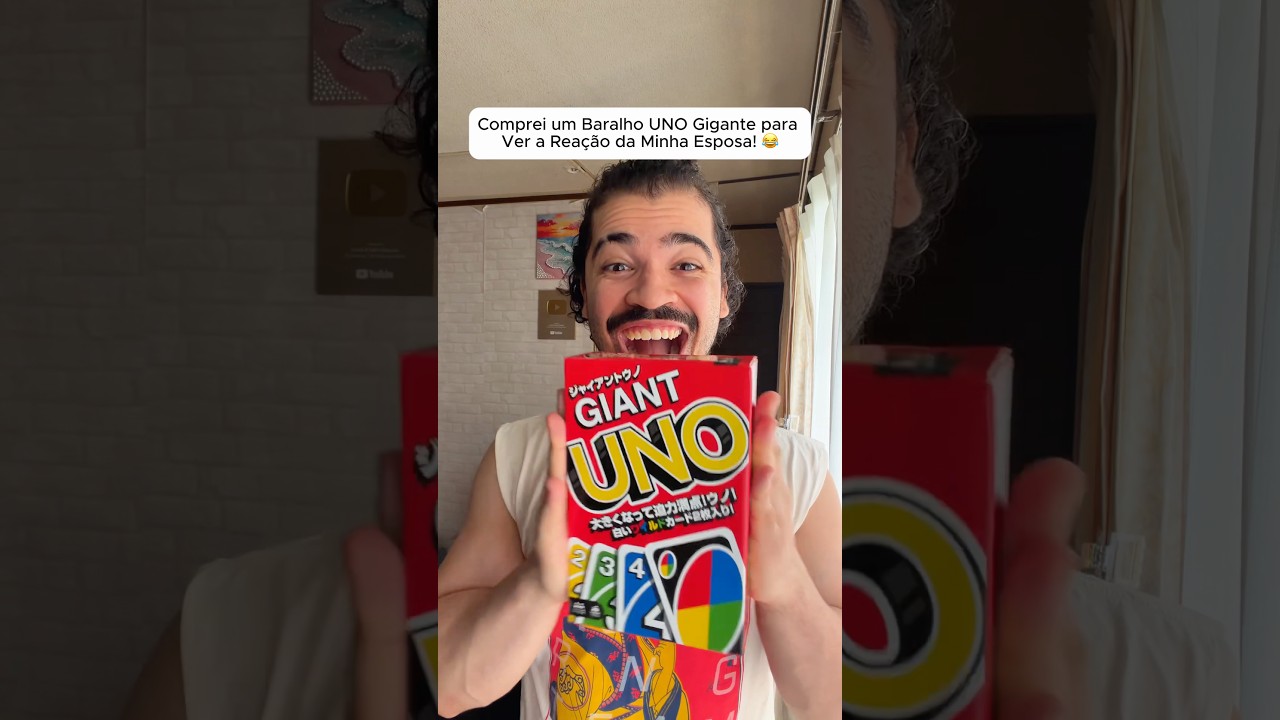 Comprei um UNO Gigante para Ver a Reação da Kaho! 😂