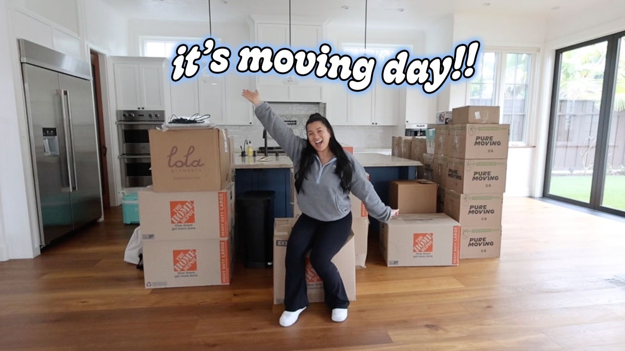 IT'S MOVING DAY!! Rental House Tour & Moving In!!