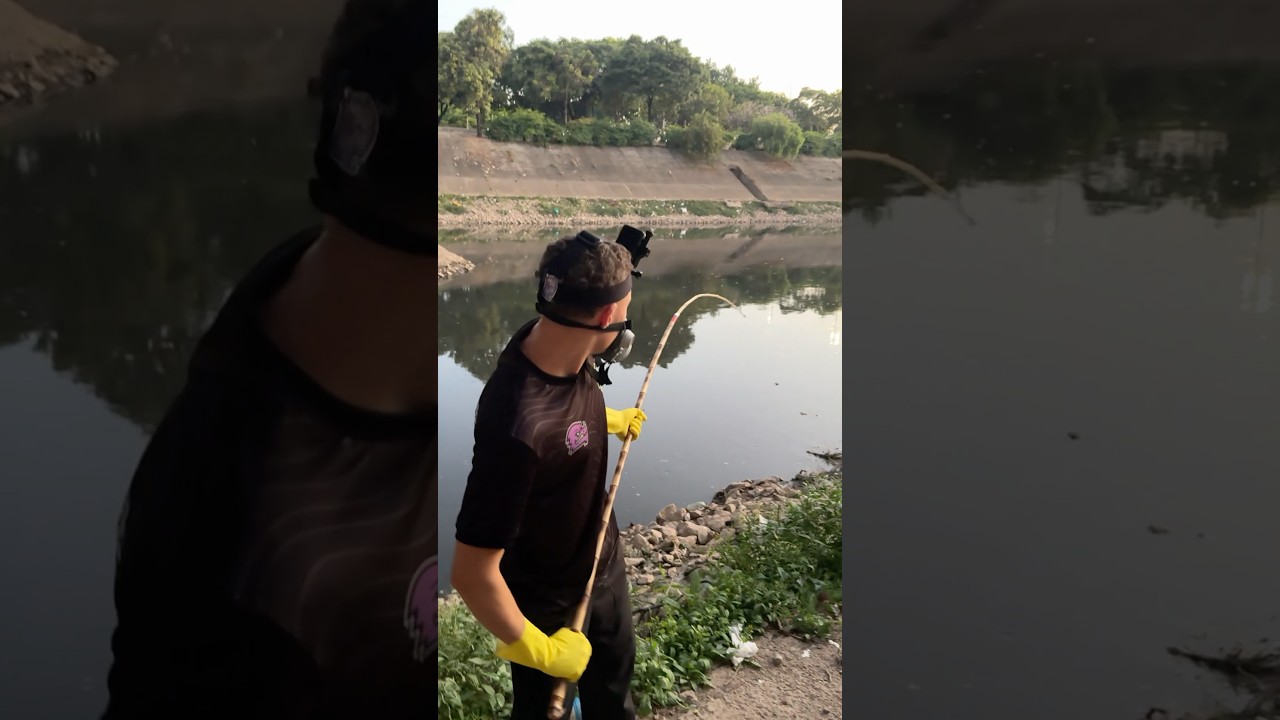 Tem peixe no RIO TIETÊ? #shorts