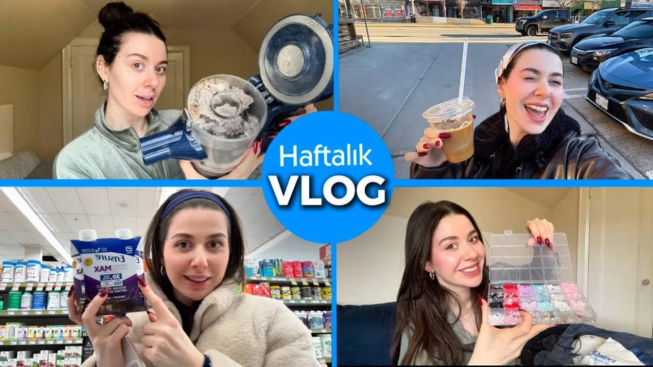 ODAMI TEMİZLEDİM VE DÜZENLEDİM | TORONTO’YA YİNE KAR YAĞDI 😅 Haftalık VLOG 