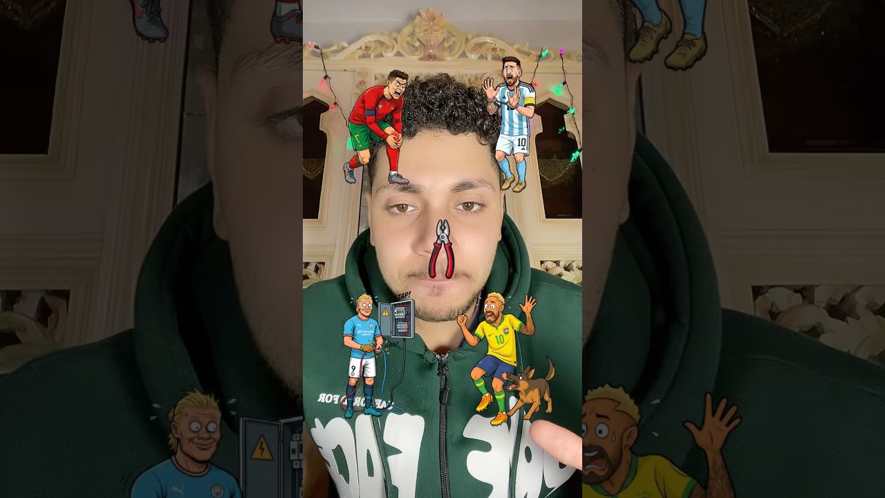 كريستيانو رونالدو متعور😂😂😂😂