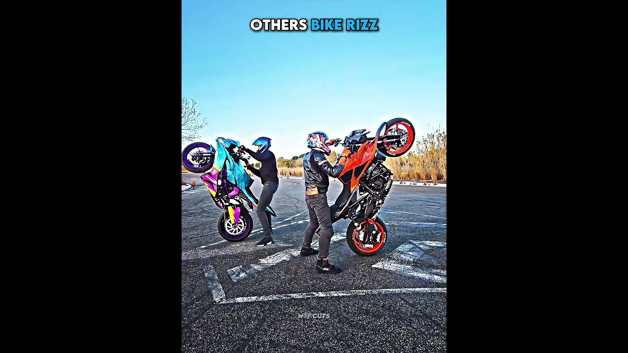 Normal skill VS King of Bike Rizz
